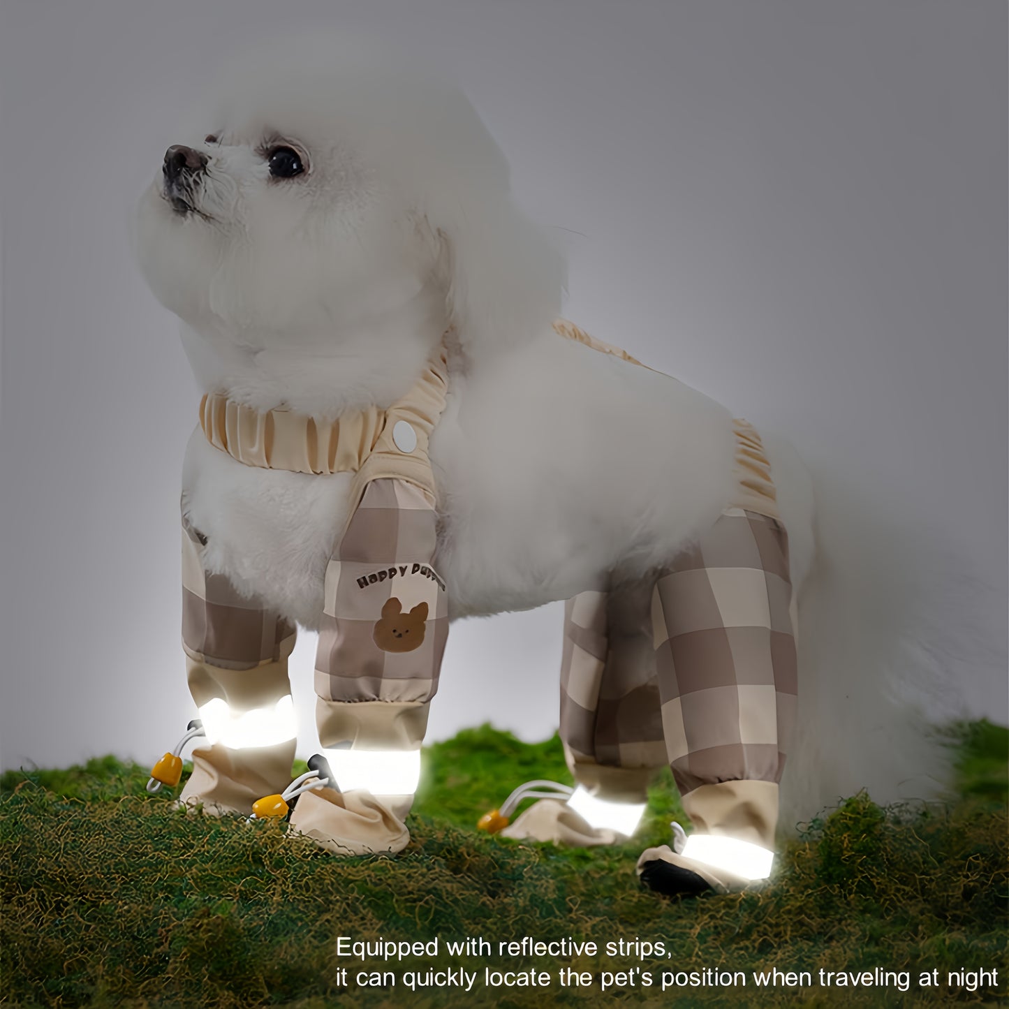 Spring\u002FSummer Dog Outing Foot Pants Bagel Maldor Bear Four-Foot Pants No-Dirt-Free Pet Dog Clothes