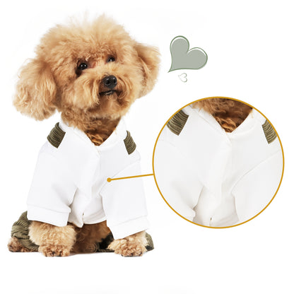 Vibrant Duck Print Dog Jumpsuit - Soft, Breathable, and Comfortable Pet Outfit for Small to Large Breeds, Perfect for Casual Daily Wear, Special Occasions, and Photo Shoots - Adorable Designer Dog Clothes for Stylish Pets