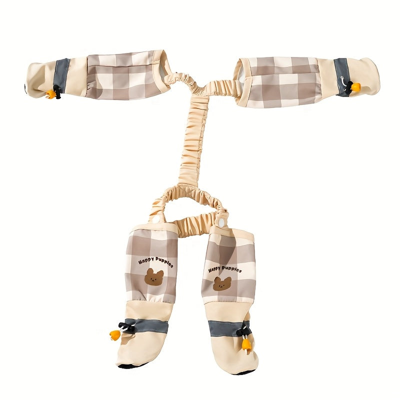 Spring\u002FSummer Dog Outing Foot Pants Bagel Maldor Bear Four-Foot Pants No-Dirt-Free Pet Dog Clothes